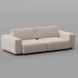 Minimalist Modern Fabric Sofa