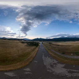 Cloudy Sunrise Canadian Landscape