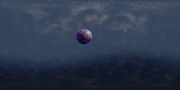 Purple Planet Sky