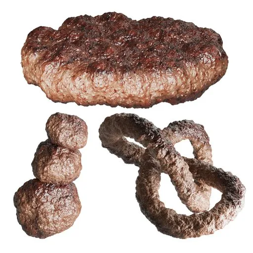 Procedural Cooked Meat Generator