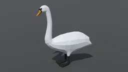 Low Poly Swan