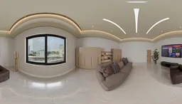 Modern living room soft light