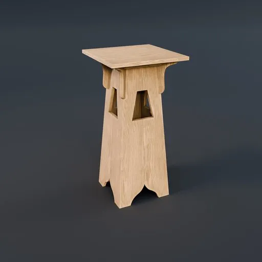 Vintage Wooden Plant Stand