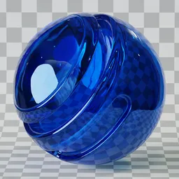 Glass Blue