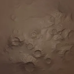 Crater Terrain Landscape