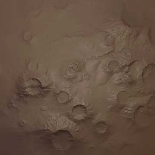 Crater Terrain Landscape