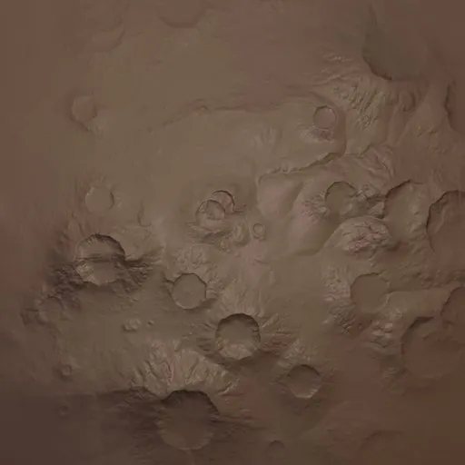 Crater Terrain Landscape