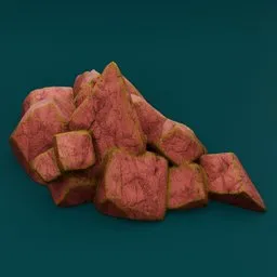 Stylized rock cluster
