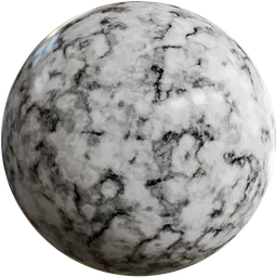 AT-Procedural White Marble Material