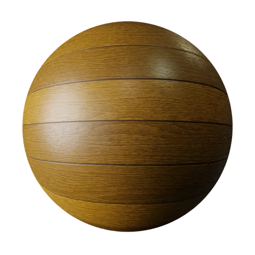 High-quality PBR oak wood planks texture for 3D modeling in Blender and other software.