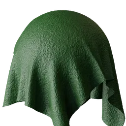 Green Distressed Leather