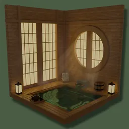 Japanese Onsen Room