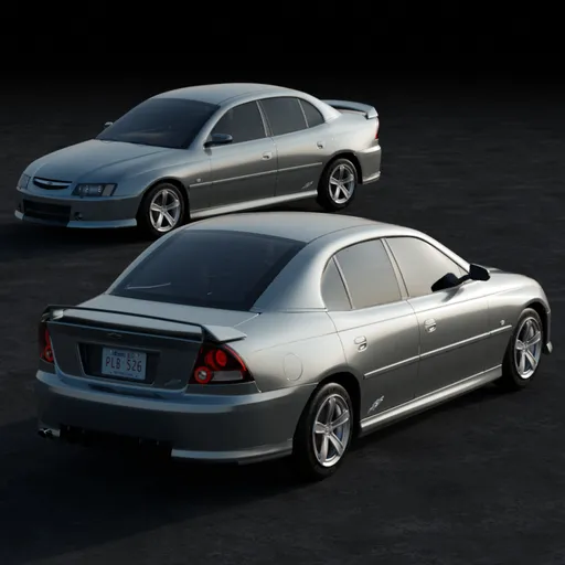 Realistic 2003 Chevy Lumina 3D model, high-detail, perfect for Blender render projects.
