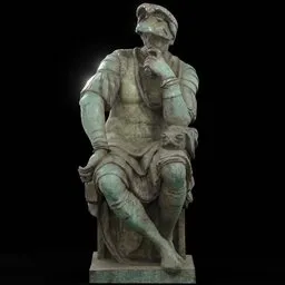 statue of Vs lorenzo de medici