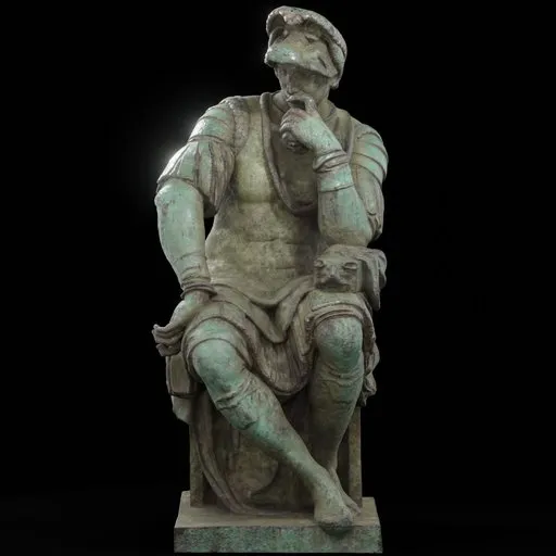 statue of Vs lorenzo de medici