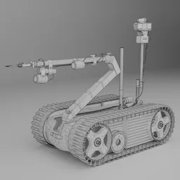 Bomb Defusing Robot Drone