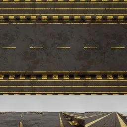 Modular Urban Street With Pedestrian