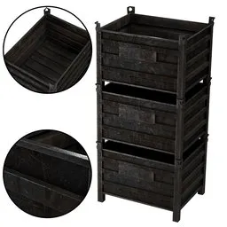 Stacked Storage Bins