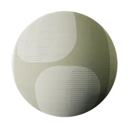 Wallpaper -  White and Green geometry