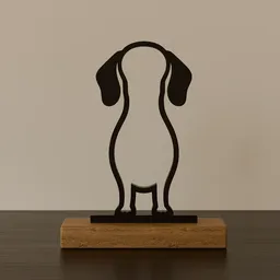 Dachshund Silhouette Decor