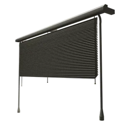 Low poly 3D curtain model, optimized for Blender cycles and Eevee rendering projects.