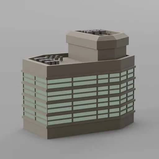 Short Suburban Office Building