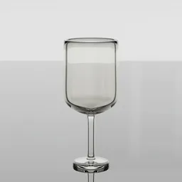Burgundy Wine Glass