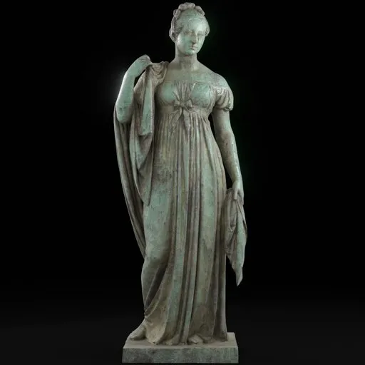 statue of Vs Caroline Amalie