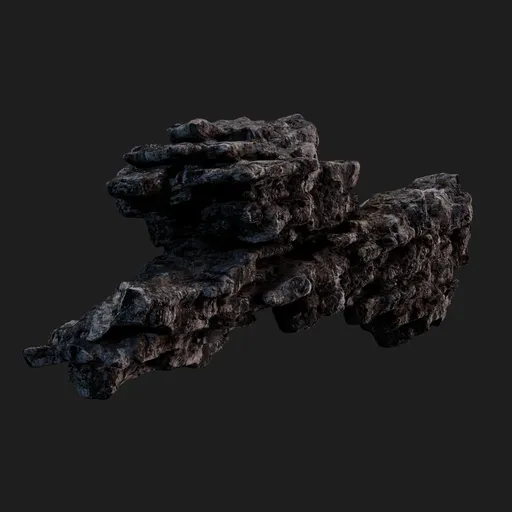 Rugged Rock Modular Asset | Environment Elements models | Blendkit