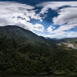 Mountain Landscape Cloudy Day