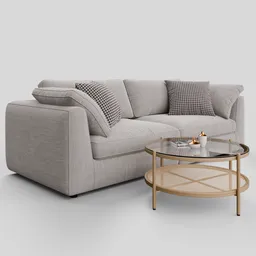 Sofa Louis Plus Meridiani 3_seater