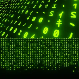 Digital Rain Matrix Code Animation