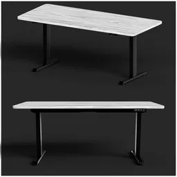 Realistic Adjustable Standing Desk