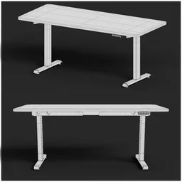 Realistic Adjustable Standing Desk