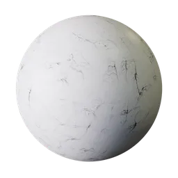 White-black marble