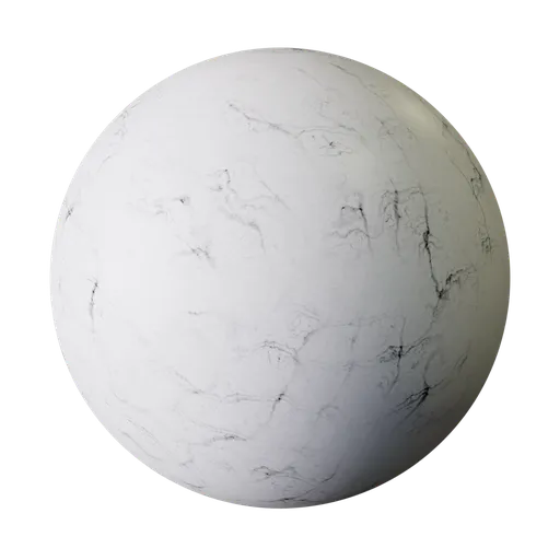 White-black marble
