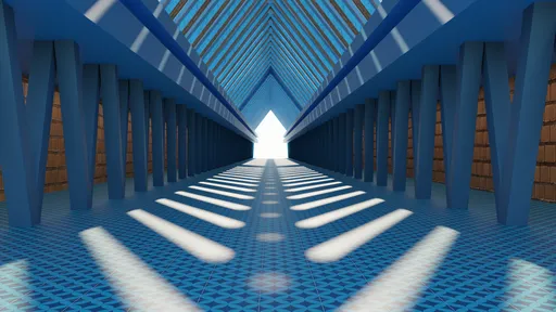 Blue Hallway