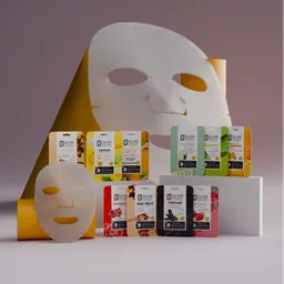 Face mask with paper mask