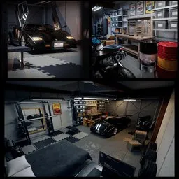 Industrial Garage + Lamborghini