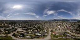 Sunny Cloudy City Day