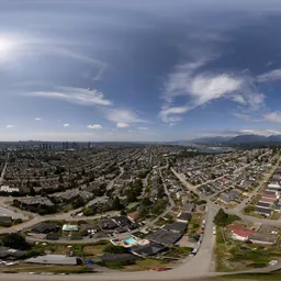 Sunny Cloudy City Day