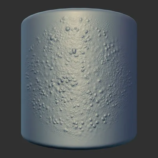 3D Blender sculpting brush imitating reptile scales, perfect for detailed dragon skin texture effects.