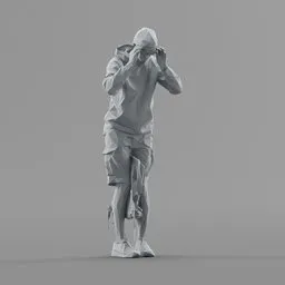 Lowpoly Male Standing