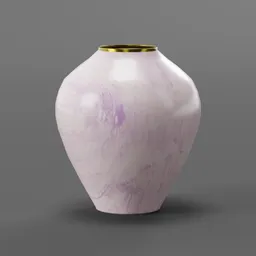 Gold Trimmed Vase
