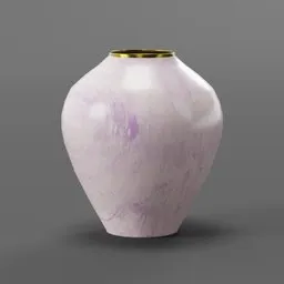 Gold Trimmed Vase