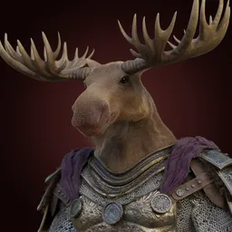 Noble Moose Warrior