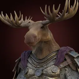 Noble Moose Warrior