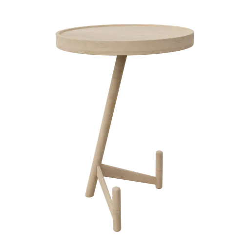Realistic 3D table model with high-quality textures, ideal for Blender interior design rendering.