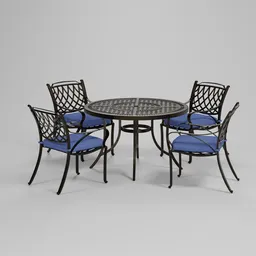 Metal Patio Dining Set