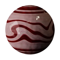 High-resolution PBR swirl texture for 3D rendering in Blender, ideal for realistic food simulations.